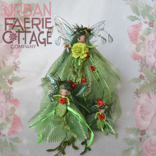 Gaia's Gift - 3" Green Christmas Fairy Ornament