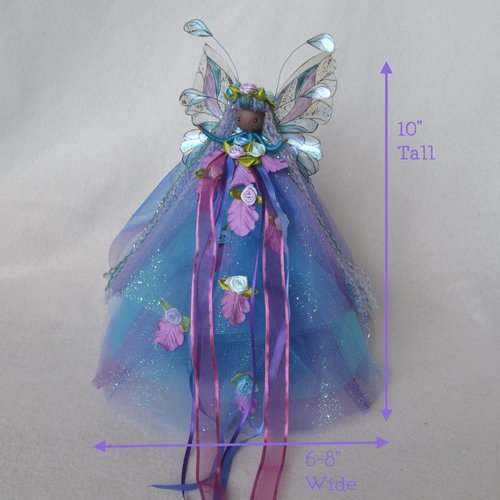 Sugar Plum Fairy Collection - Purple and Blue Fairy Tree Topper