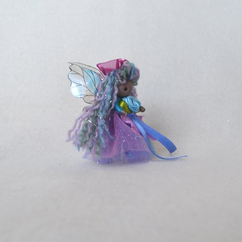 Sugar Plum Fairy Collection - 3" blue and purple Fairy