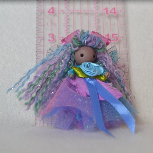 Sugar Plum Fairy Collection - 3" blue and purple Fairy