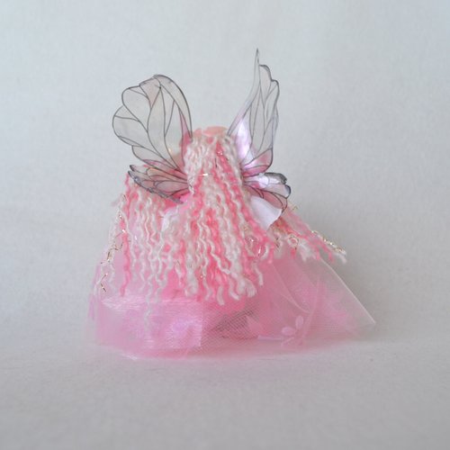 Cotton Candy Christmas - 5" Pink Christmas Fairy Ornament