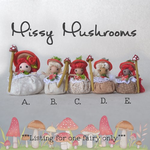 Fly Agaric mushroom Fairy Pixie