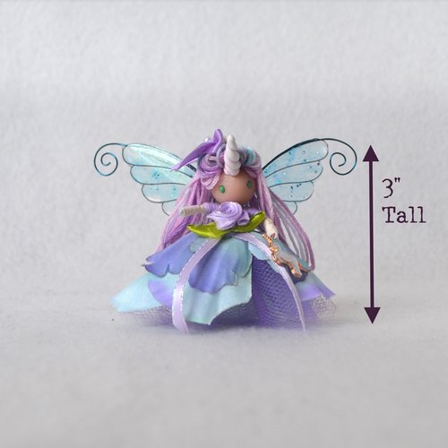 Pastel Unicorn Fairy doll