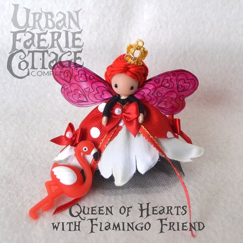 Queen of Hearts Alice in Wonderland fairy doll Set