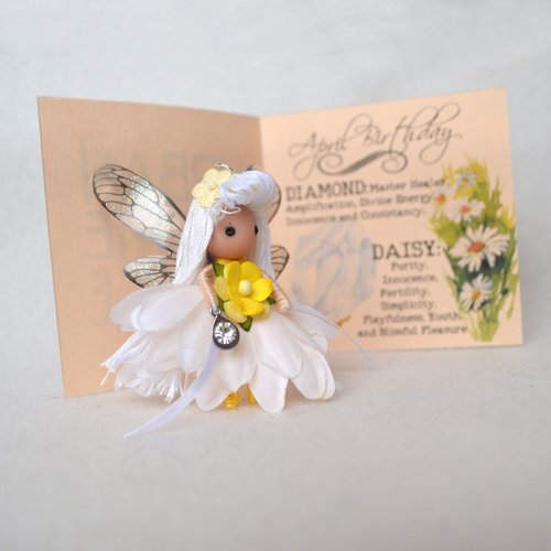 April Birthday flower Fairy - boy or girl doll