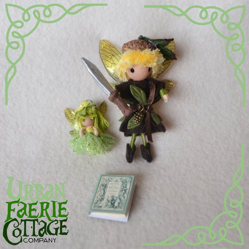 Peter Pan and Tinkerbell fairytale doll set