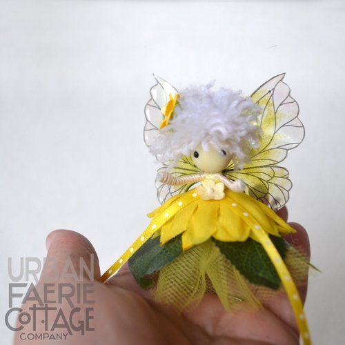 Spring Dandelion fairy doll