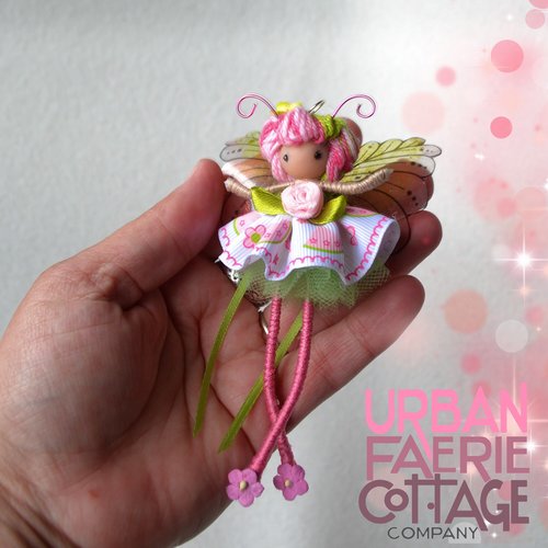 Pink Leggie flower fairy doll