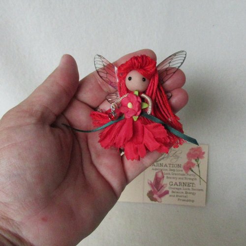 January Birthday flower Fairy - boy or girl doll