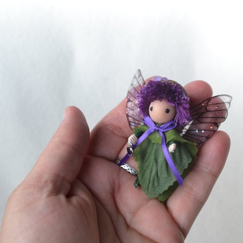 February Birthday Flower Fairy - boy or girl doll