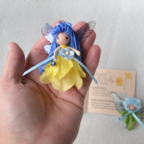 March Birthday flower Fairy - boy or girl doll