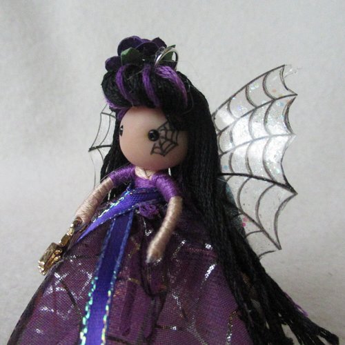 Halloween Autumn Spider Web Fairy doll