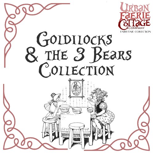 Goldilocks and the 3 bears fairytale doll set