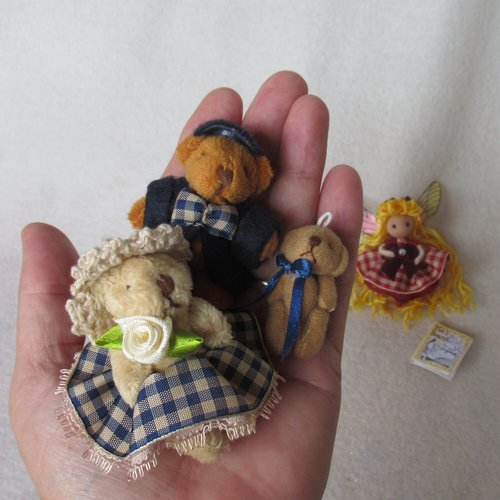 Goldilocks and the 3 bears fairytale doll set