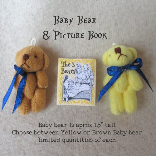 Goldilocks and the 3 bears fairytale doll set