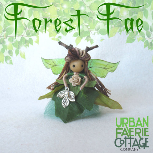 Forest fairy doll with antlers