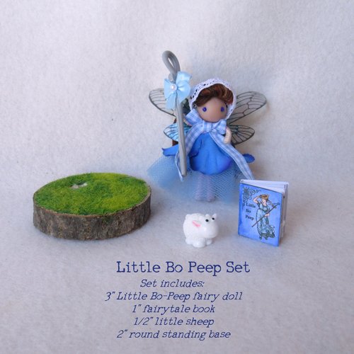 Little Bo-Peep fairytale doll set