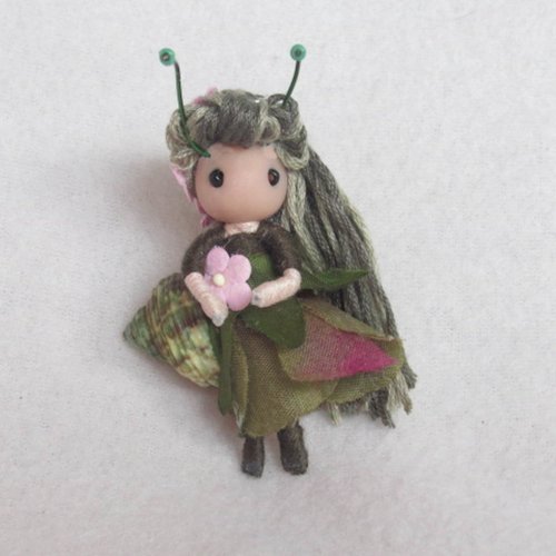 Handmade Snail fairy doll