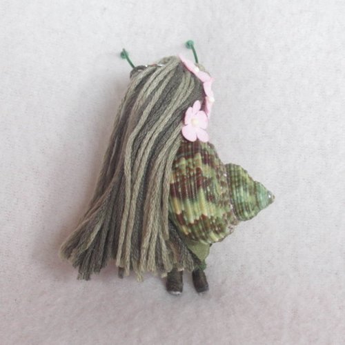 Handmade Snail fairy doll