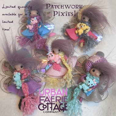 Fairy of the Month - January Patchwork Pixie