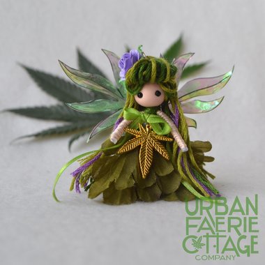 Marijuana Fairy Doll ornament