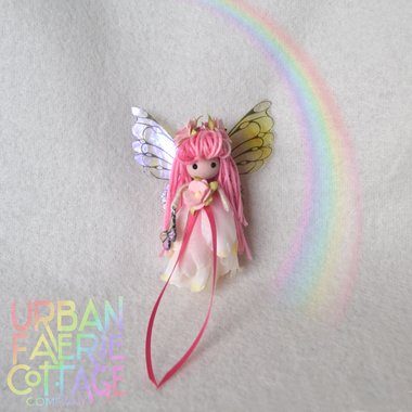 Pale Pink Butterfly fairy doll