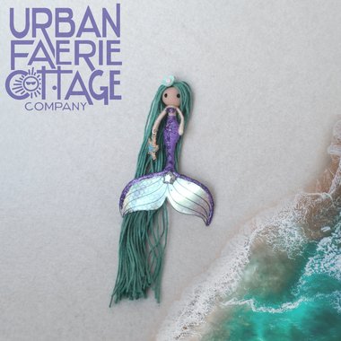 Tiny Mermaid Fairy ornament