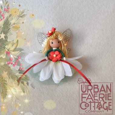 Blonde Mini Christmas Fairy Ornament