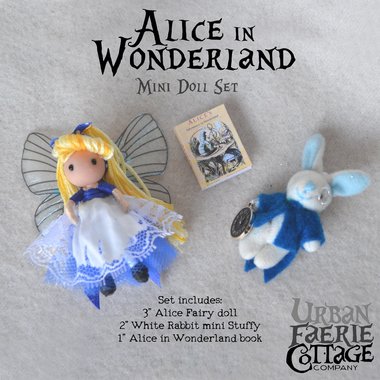 Alice in Wonderland fairy doll (set)