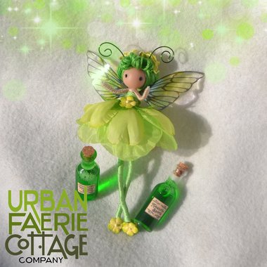 Leggy Absinthe Green fairy doll